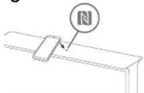 SAMSUNG TQ43LS01BHU - Verwenden der NFC on TV-Funktion - 3