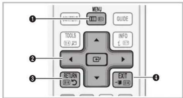MENU GUIDE TOOLS INFO i RETURN EXIT 1 2 3 4