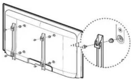 SAMSUNG LE40C750R2K - Preparing before installing Wall-Mount (46 \~ 55 inch TVs) - 1