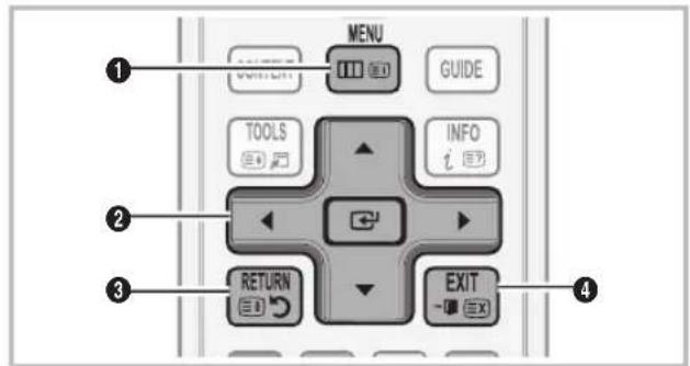 MENU GUIDE TOOLS INFO i RETURN EXIT ① ② ③ ④