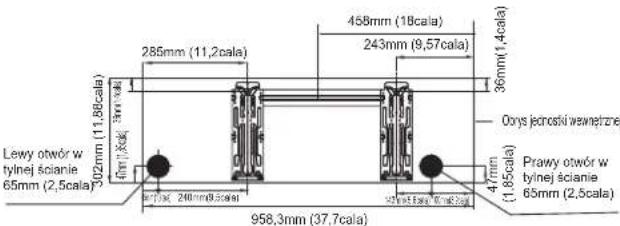 SAMSUNG AR09TXHQBWKX - WYMIARY PLYTY MONTAZOWEJ - 5