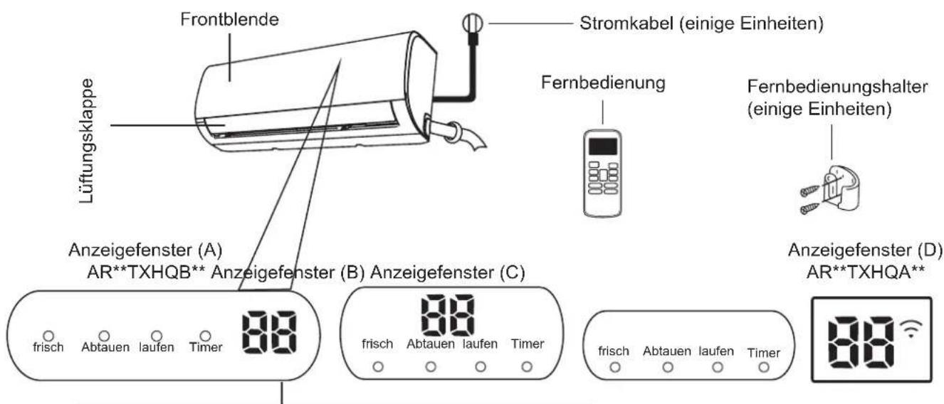 SAMSUNG AR09TXHQBWKX - Anzeige der Inneneinheit - 1