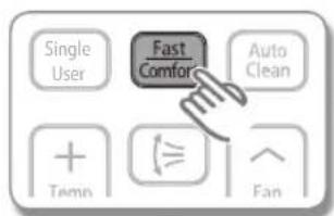 SAMSUNG AR12HPFNDWKNSG - Utilisation de la fonction Confort (Comfort) - 1