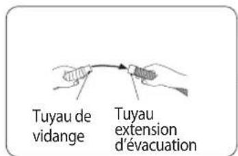 SAMSUNG AR12HPFNDWKNSG - Installation du tuyau d'évacuation - 3