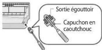 SAMSUNG AR12HPFNDWKNSG - Changement de direction du tuyau d'évacuation - 4
