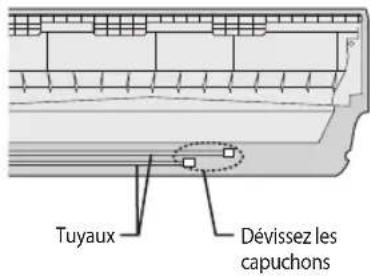 SAMSUNG AR12HPFSDURXSG - L'évacuation de l'unité interne - 3