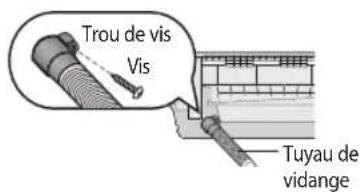 SAMSUNG AR12HPFSDURXSG - Changement de direction du tuyau d'évacuation - 3