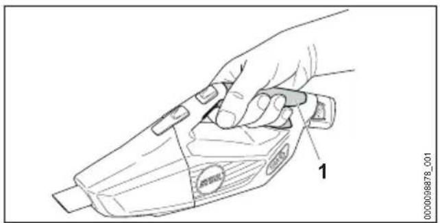 STIHL SEA 20.0 - Holding and guiding the hand vacuum - 1