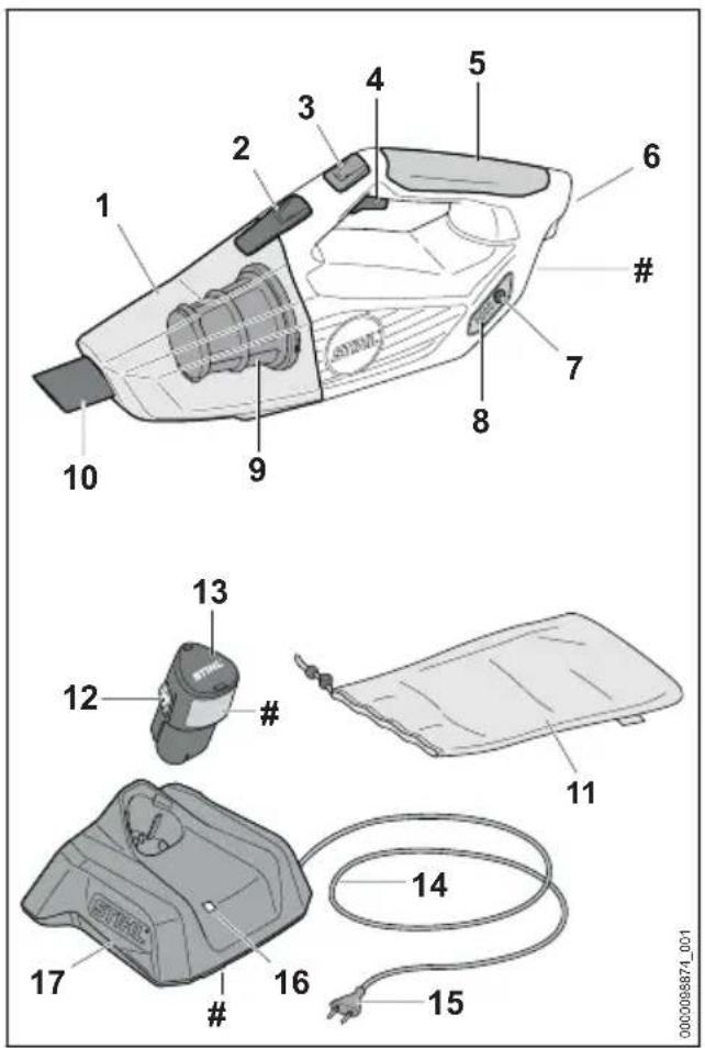 STIHL SEA 20.0 - Handsauger, Akku und Ladegerät - 1