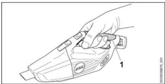 STIHL SEA 20.0 - Tenuta e guida dell'aspiratore manuale - 1