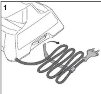 STIHL SEA 20.0 - Acculader opbergen - 1
