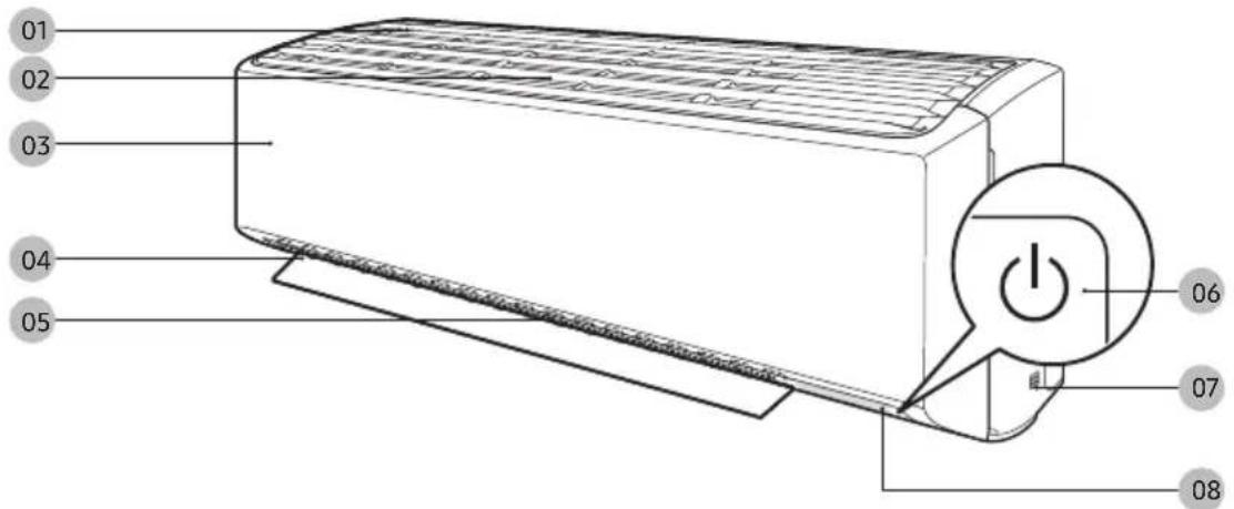 SAMSUNG AR09TVHYFWKNGA - Aperçu de l'appareil extérieur - 1