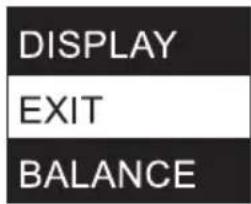 LD Systems LDSU50 - LEAVE MAIN MENU (EXIT) - 1