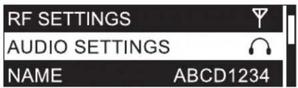LD Systems LDSU50 - AUDIO SETTINGS - 1