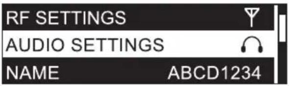 LD Systems LDSU50 - RÉGLAGES AUDIO (AUDIO SETTINGS) - 1