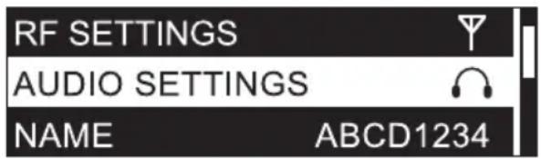 LD Systems LDSU50 - AJUSTES DE AUDIO (AUDIO SETTINGS) - 1