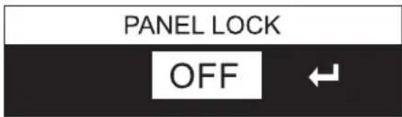 LD Systems LDSU50 - BLOQUEO DE LOS ELEMENTOS DE MANEJO (PANEL LOCK) - 2