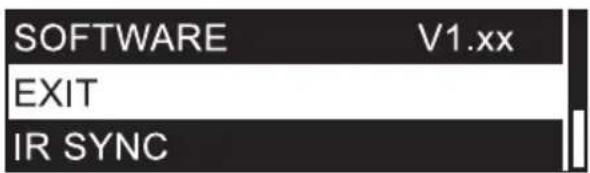 LD Systems LDSU50 - LEAVE MAIN MENU (EXIT) - 1
