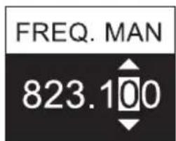 LD Systems LDSU50 - AJUSTE MANUAL DE LA FRECUENCIA DE RADIO (FREQ. MAN.) - 5