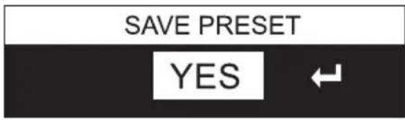 LD Systems LDSU50 - SAVE PRESET - 2