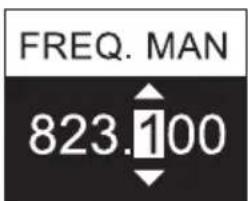 LD Systems LDSU50 - AJUSTE MANUAL DE LA FRECUENCIA DE RADIO (FREQ. MAN.) - 4