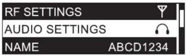 LD Systems LDSU50 - USTAWIENIA AUDIO (AUDIO SETTINGS) - 1