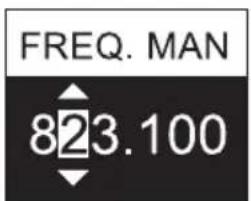 LD Systems LDSU50 - AJUSTE MANUAL DE LA FRECUENCIA DE RADIO (FREQ. MAN.) - 2