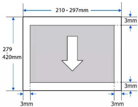 210 - 297mm 3mm 279 420mm 3mm 3mm 3mm