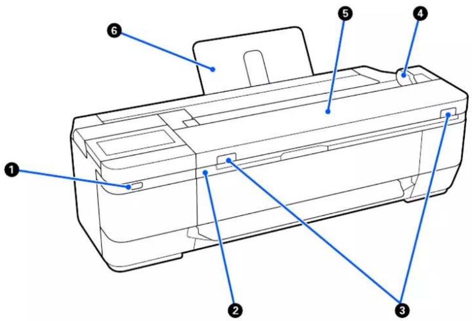 EPSON SCT3100M - Partie scanner (séries SC-T5100M et SC-T3100M uniquement) - 1