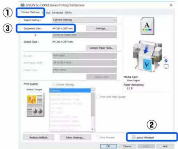 EPSON SCT3100M - Configuration des procédures pour l'impression - 1