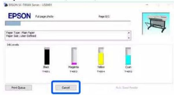 EPSON SCT3100M - Si la barre de progression s'affiche - 1