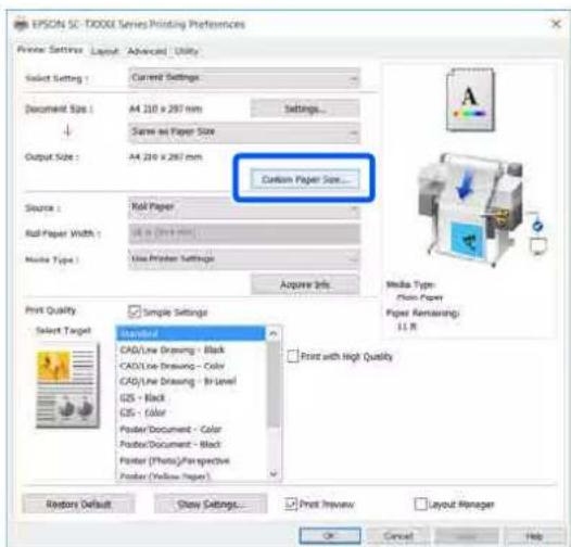EPSON SCT3100M - Paramètres dans Windows - 1