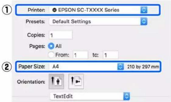 EPSON SCT3100M - Procédures d'impression standard - 4