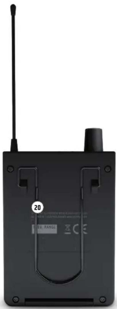 LD Systems LDSU3047IEM - KLIPS NA PASEK - 1