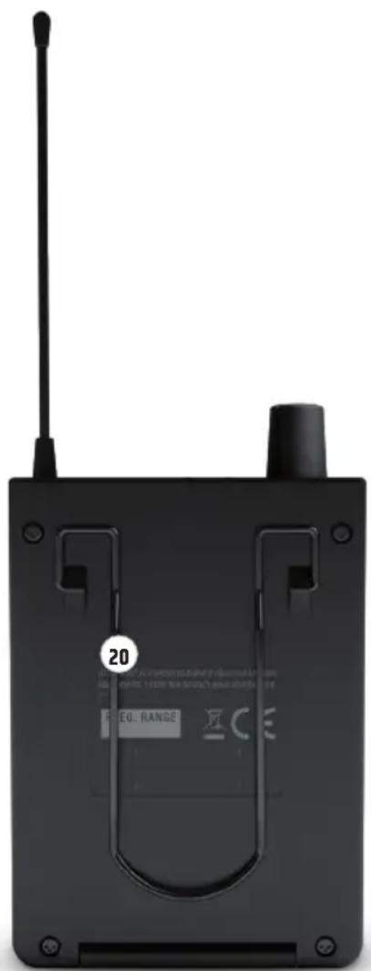 LD Systems LDSU3047IEM - CLIP DE CEINTURE - 1