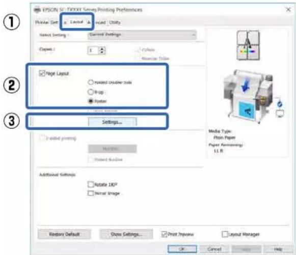 EPSON SCT5400M - Impression de poster (Windows uniquement) - 2