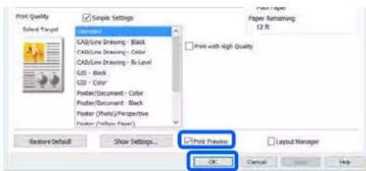 EPSON SCT5400M - Sélectionnez Select Target (Sélect. cible) dans Print Quality (Qualité). - 3