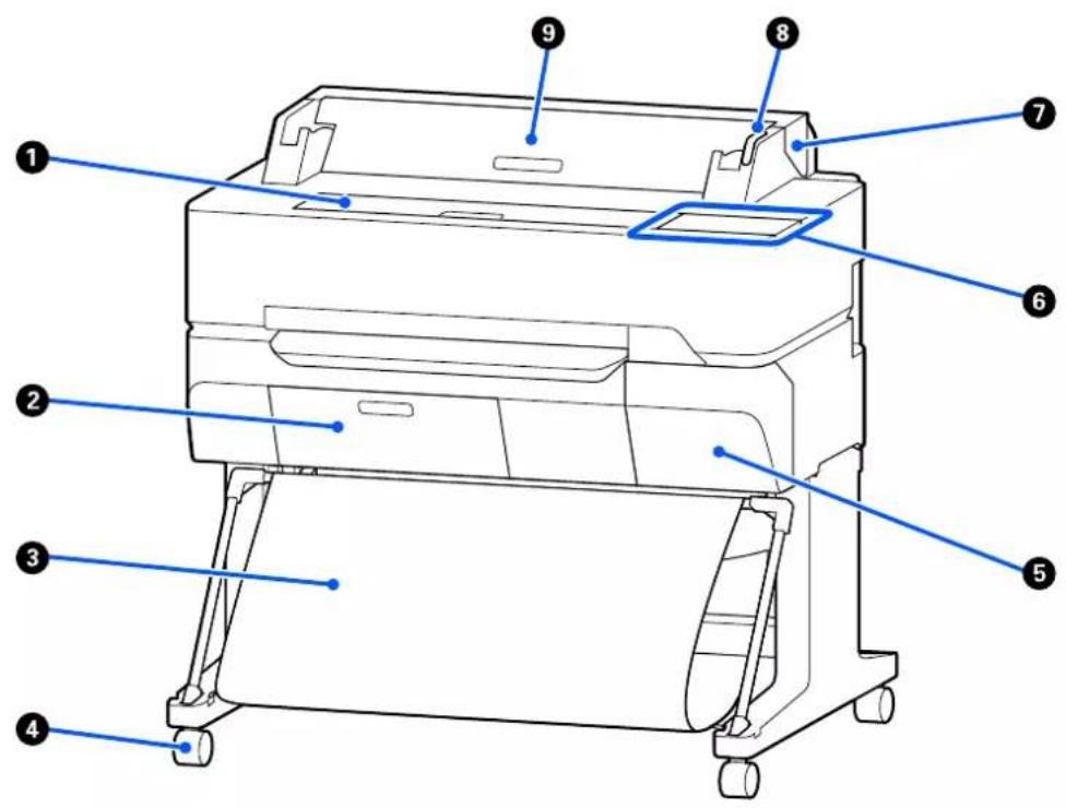 EPSON SCT5400M - Avant - 1