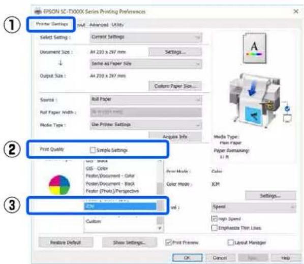 EPSON SC-TX00X Series Printing Preferences ① Printer Settings PMT: Advanced Utility Select Setting: Current Settings Document Size: An 210 x 297 mm Settings... ↓ Same as Paper Size Output Size: An 210 x 297 mm Custom Paper Size... Source: Roll Paper Roll Paper Width: Use Printer Settings Media Type: Acquire Info. Print Quality Simple Settings M2 - M3A4 GIS - Color Poster/Document - Color Poster/Document - Black Poster (Photo)/Perspective Print Mode: Color Mode: JCM ② Print Medium: Print Medium: Print Medium: Print Medium: Print Medium: Print Medium: Print Medium: Print Medium: Print Medium: Print Medium: Print Medium: Print Medium: Print Medium: Print Medium: Print Medium: Print Medium: Print Medium: Print Medium: Print Medium: Print Medium: Print Medium: Print Medium: Print Medium: Print Medium: Print Medium: Print Medium: Print Medium: Print Medium: Print Medium: Print Medium: Print Medium: Print Medium: Print Medium: Print Medium: Print Medium: Print Medium: Print Medium: Print Medium: Print Medium: Print Medium: Print Medium: Print Medium: Print Medium: Print Medium: Print Medium: Print Medium: Print Medium: Print Medium: Print Medium: Print Medium: Print Medium: Print Medium: Print Medium: Print Medium: Print Medium: Print Medium: Print Medium: Print Medium: Print Medium: Print Medium: Print Medium: Print Medium: Print Medium: Print Medium: Print Medium: Print Medium: Print Medium: PrintMedium Print Medium: Print Medium: Print Medium: Print Medium: Print Medium: Print Medium: Print Medium: Print Medium: Print Medium: Print Medium: Print Medium: Print Medium: Print Medium: Print Medium: Print Medium: Print Medium: Print Medium: Print Medium: Print Medium: Print Medium: Print Medium: Print Medium: Print Medium: Print Medium: Print Medium: Print Medium: Print Medium: Print Medium: Print Medium: Print Medium: Print Medium: Print Medium: Print Medium Print Medium: Print Medium: Print Medium: Print Medium: Print Medium: Print Medium: Print Medium: Print Medium: Print Medium: Print Medium: Print Medium: Print Medium: Print Medium: Print Medium: Print Medium: Print Medium: Print Medium: Print Medium: Print Medium: Print Medium: Print Medium: Print Medium: Print Medium: Print Medium: Print Medium: Print Medium: Print Medium: Print Medium: Print Medium: Print Medium: Print Medium: Print Medium: Print Medium: