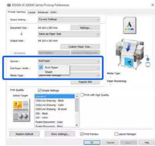 EPSON SCT5400M - Impression avec le pilote d'imprimante à partir de votre ordinateur - 1