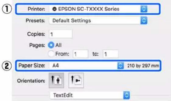 EPSON SCT5400M - Procédures d'impression standard - 4