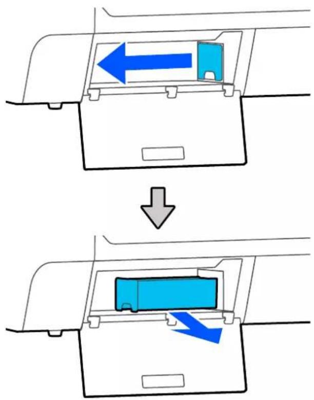 EPSON SCT5400M - Extrayez le Boîtier de maintenance. - 1
