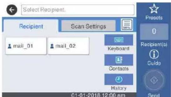 EPSON SCT5400M - Numérisation et inclusion d'une image dans un e-mail - 1