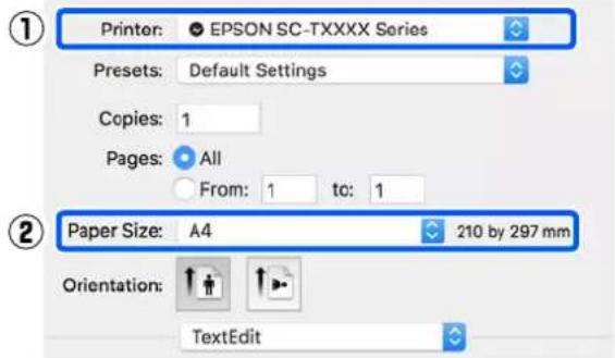 EPSON SCT5400M - Impression avec le pilote d'imprimante à partir de votre ordinateur - 1
