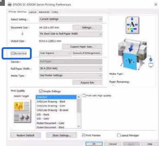 EPSON SCT5400M - Paramètres dans Windows - 2