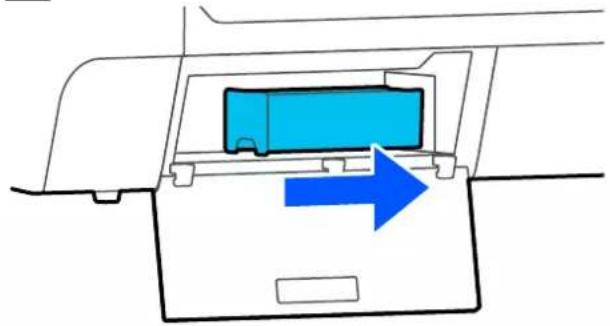 EPSON SCT5400M - Insérez le nouveau Boîtier de maintenance. - 1