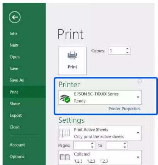 EPSON SCT5400M - Procédure d'impression - 4