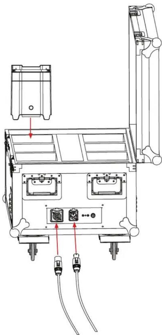 Adj Element H6 Pak - BATTERIE : CHARGEMENT DANS LE CAS - 1