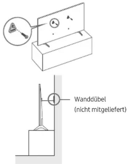 Wanddübel (nicht mitgeliefert)