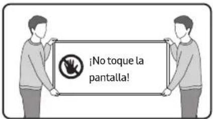¡No toque la pantalla!